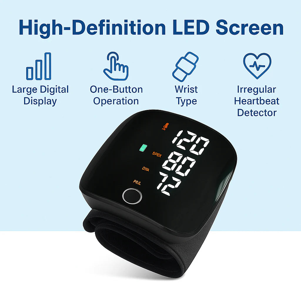 One-Touch™ Smart Wrist BP Monitor