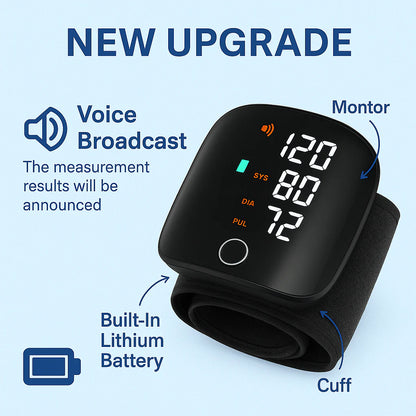 One-Touch™ Smart Wrist BP Monitor