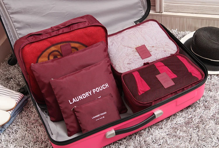 Ultimate 6-in-1 Smart Travel Organizer Set