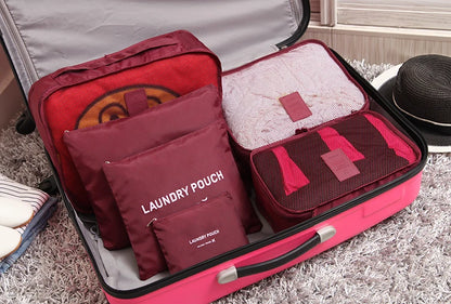 Ultimate 6-in-1 Smart Travel Organizer Set