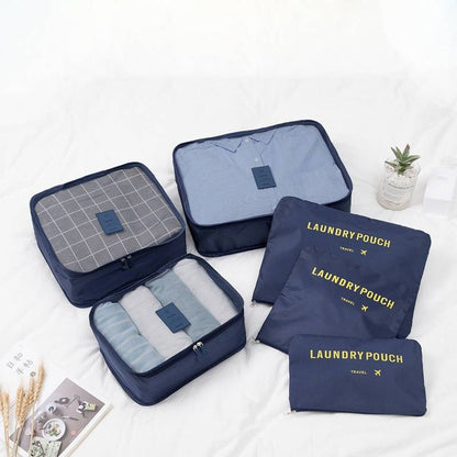 Ultimate 6-in-1 Smart Travel Organizer Set