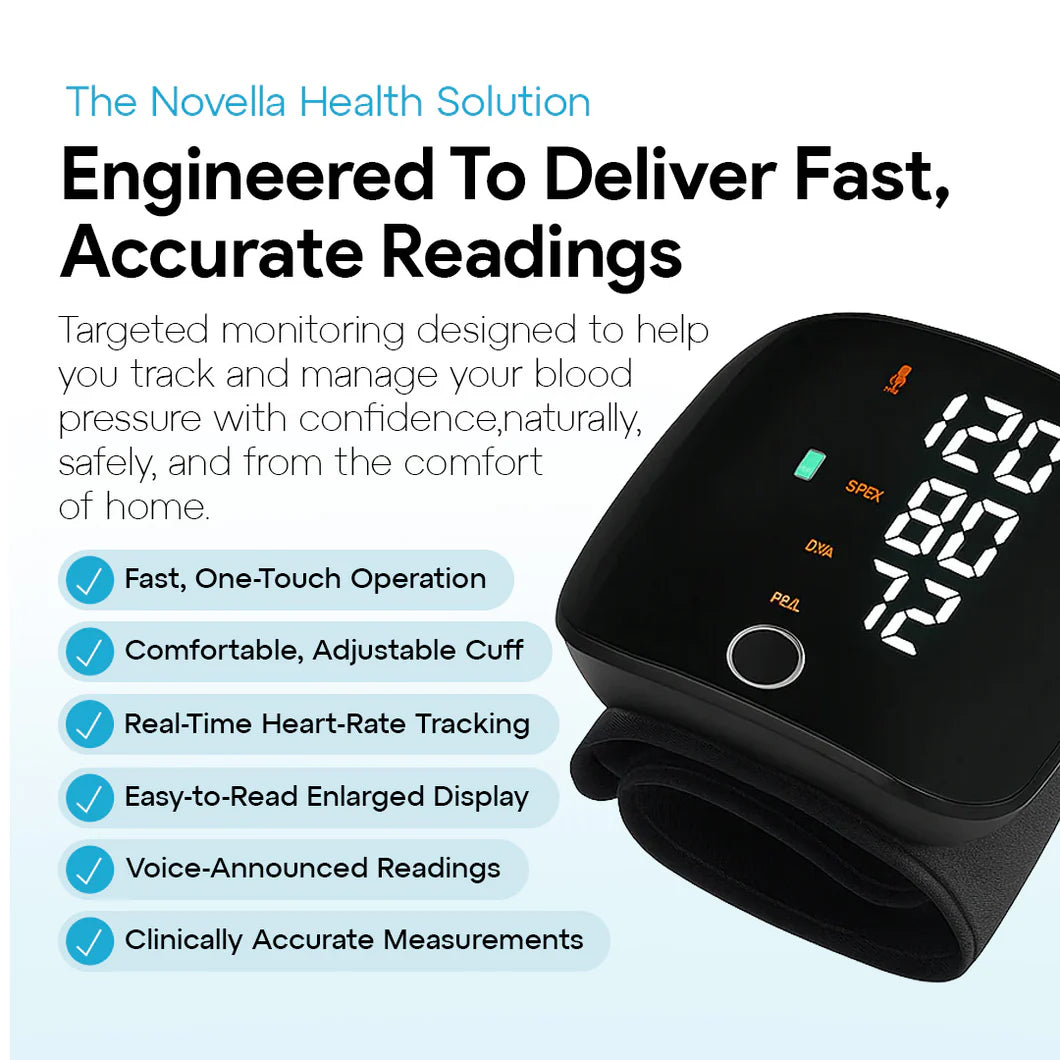 One-Touch™ Smart Wrist BP Monitor