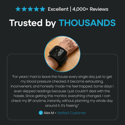 One-Touch™ Smart Wrist BP Monitor