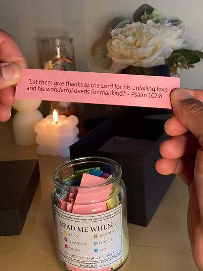 Bible Verse Jar