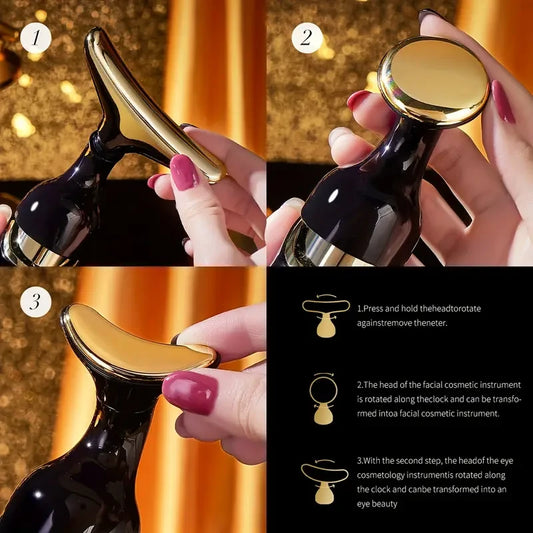 3-in-1 GlowLift Beauty Massager