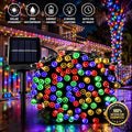 12M Solar LED Christmas Lights (Multi Color)
